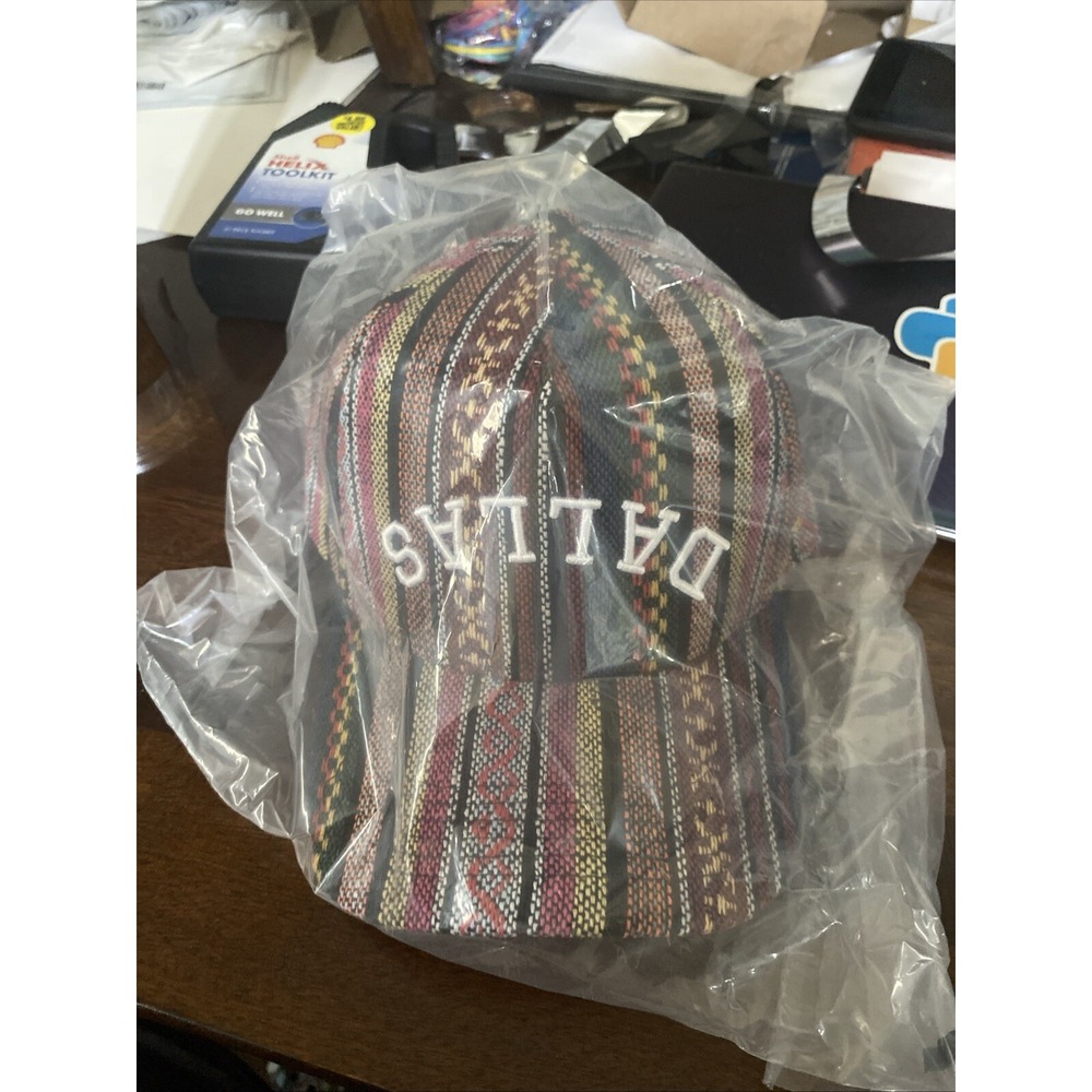 True Brvnd Dallas Cowboys Upside Down Woven Heritage Baseball Cap Hat Multicolor